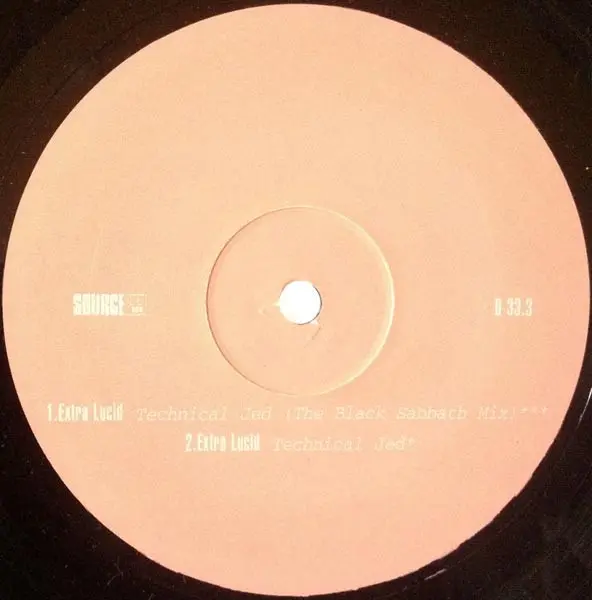 Zend Avesta Vs. Extra Lucid - Combat Rock EP, Electronic, Drum n Bass, Jungle, 1996 - Source, France, Vinyl 2x 12", 33 ⅓ RPM,