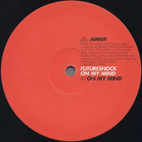Album cover for On My Mind by Futureshock