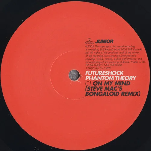 Album cover for On My Mind by Futureshock