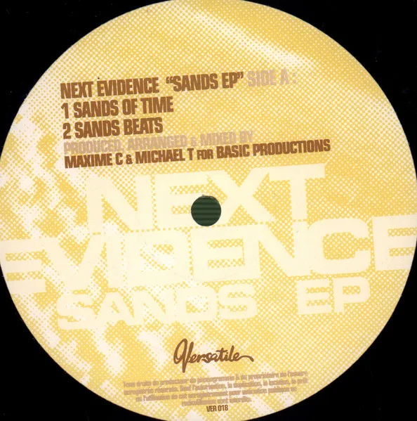 Album cover for Sands EP by Next Evidence