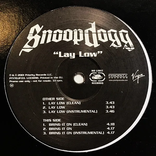 Album cover for Lay Low by Snoop Dogg