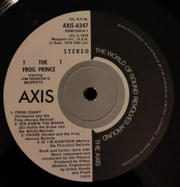 Original TV Cast Of The Frog Prince