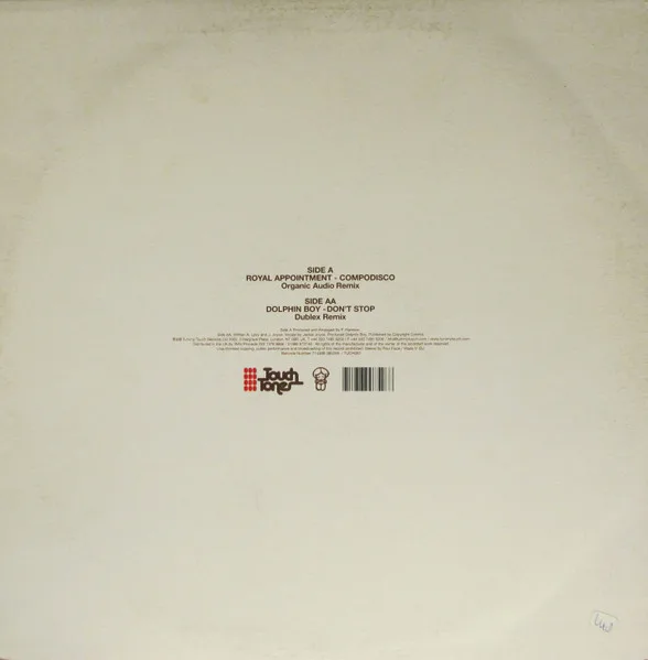 Album cover for Touch Tones Remix EP2 by Royal Appointment / Dolphin Boy