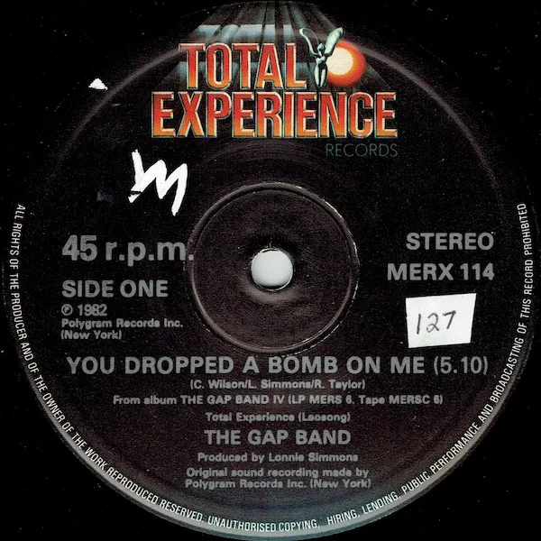 Album cover for You Dropped A Bomb On Me by Gap Band, The