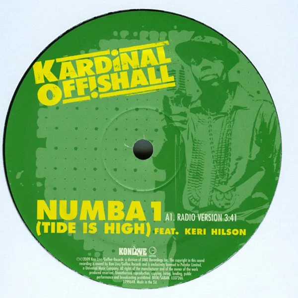 Album cover for Numba 1 (Tide Is High) by Kardinal Offishall Featuring Keri Hilson