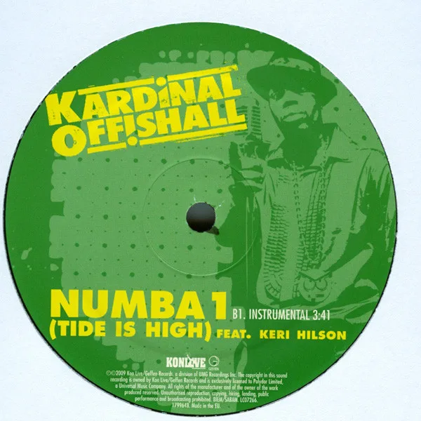 Album cover for Numba 1 (Tide Is High) by Kardinal Offishall Featuring Keri Hilson