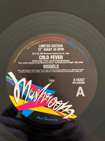 Album cover for Cold Fever by Models (2)