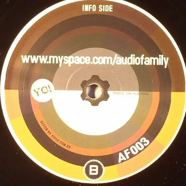 Various - Audio Family 3, Electronic, Techno, 2009 - Audio Family, Netherlands, Vinyl 1x 12"