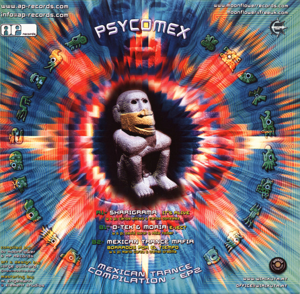 Various - Psycomex (Mexican Trance Compilation - EP2) - 2003 - Psy-Trance - AP Records - Vinyl 1x 12", 33 ⅓ RPM, 45 RPM, EP