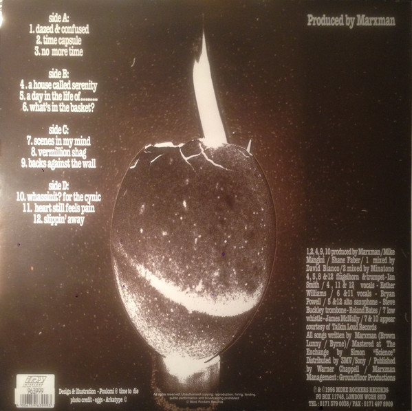 Marxman - Time Capsule, Electronic, Hip Hop, Conscious, Trip Hop, 1996 - More Rockers, UK, Vinyl 2x LP, Album