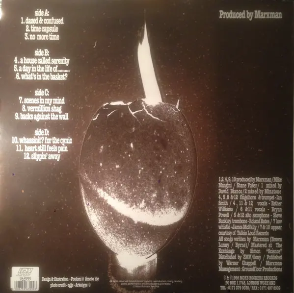 Marxman - Time Capsule, Electronic, Hip Hop, Conscious, Trip Hop, 1996 - More Rockers, UK, Vinyl 2x LP, Album