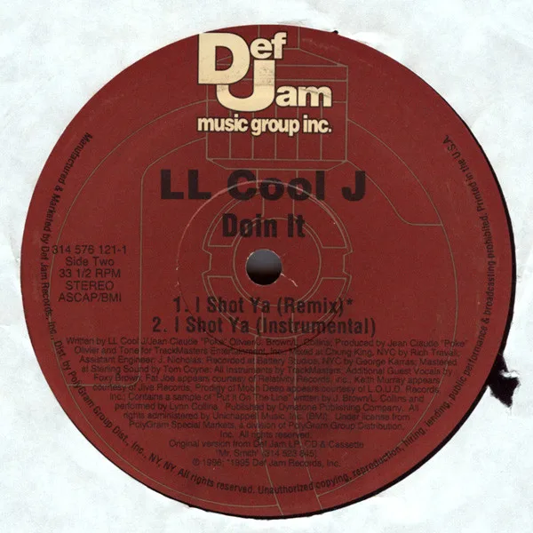 Album cover for Doin It by LL Cool J