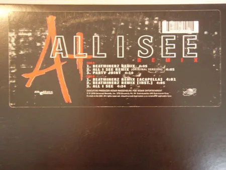 Album cover for All I See (Remix) by A+