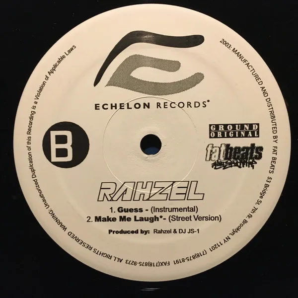 Album cover for Guess (U Never Know)) by Rahzel