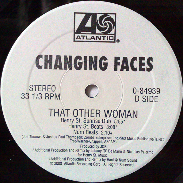 Changing Faces - That Other Woman, Electronic, House, 2000 - Atlantic, US, Vinyl 2x 12", 33 ⅓ RPM