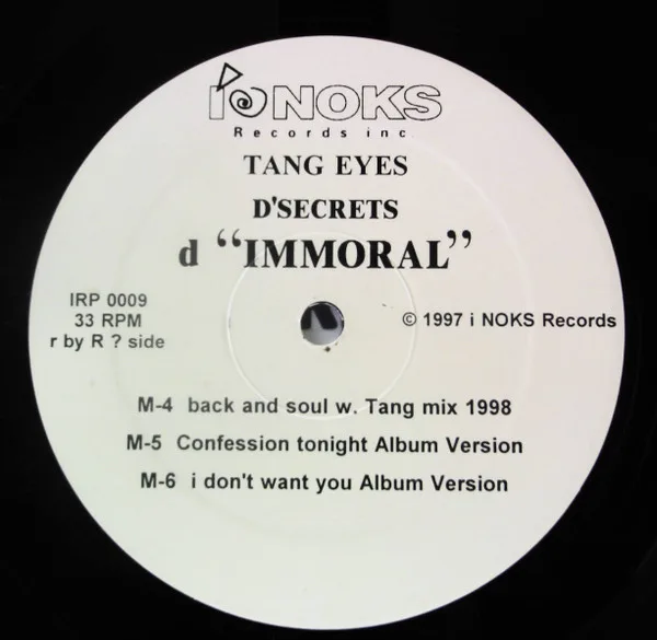 Album cover for I Don't Want You by D'Secrets