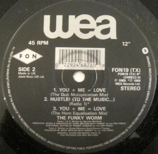 Album cover for You + Me = Love by Funky Worm