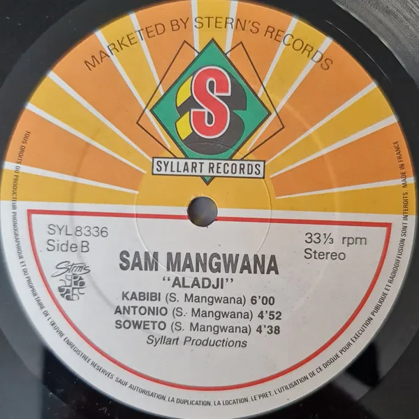 Album cover for Aladji by Sam Mangwana