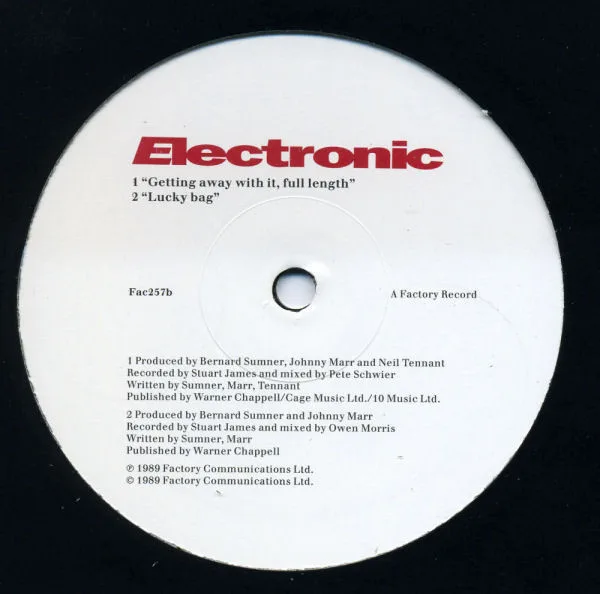 Album cover for Getting Away With It... by Electronic