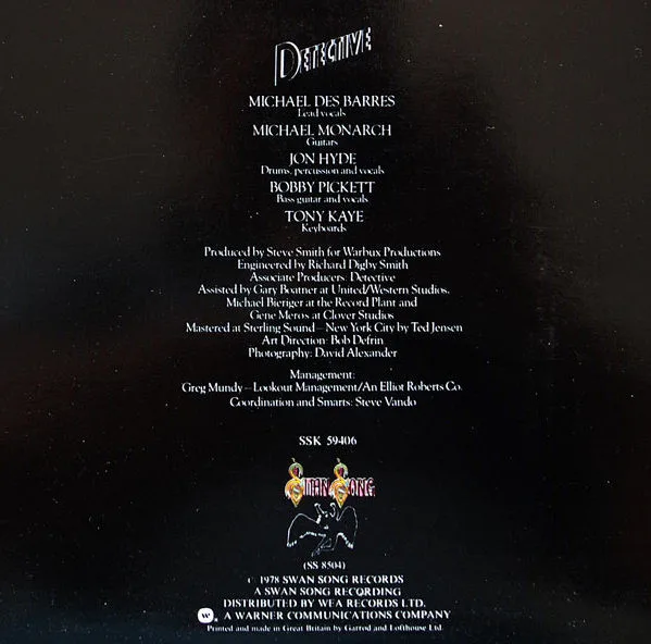 Album cover for It Takes One To Know One by Detective