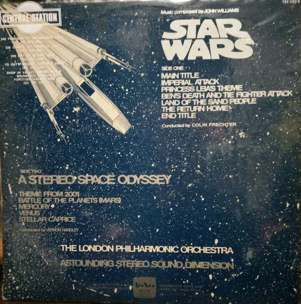 Album cover for Star Wars / A Stereo Space Odyssey by John Williams (4), London Philharmonic Orchestra