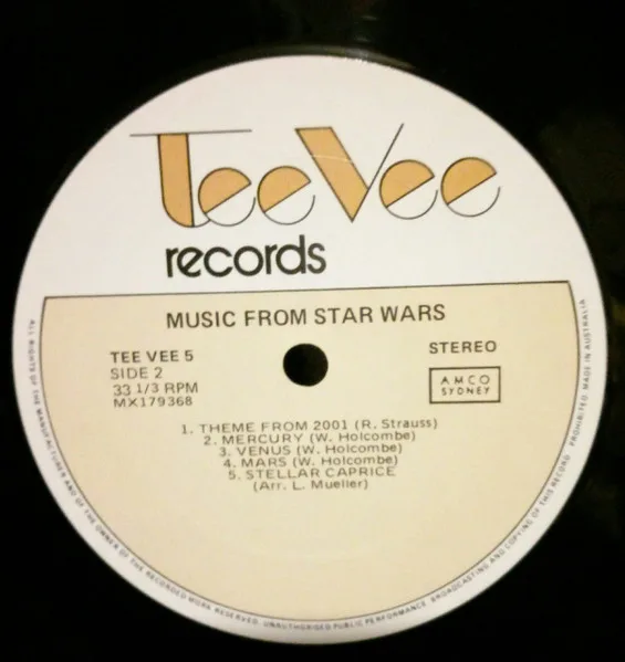 Album cover for Star Wars / A Stereo Space Odyssey by John Williams (4), London Philharmonic Orchestra