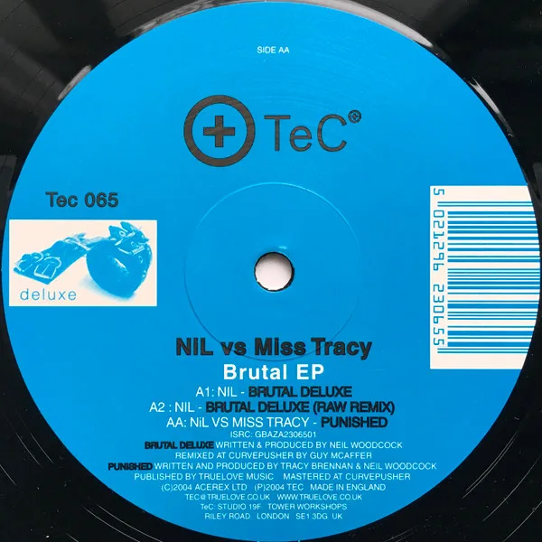 Album cover for Brutal EP by Nil vs. Miss Tracy