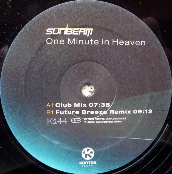 Album cover for One Minute In Heaven by Sunbeam