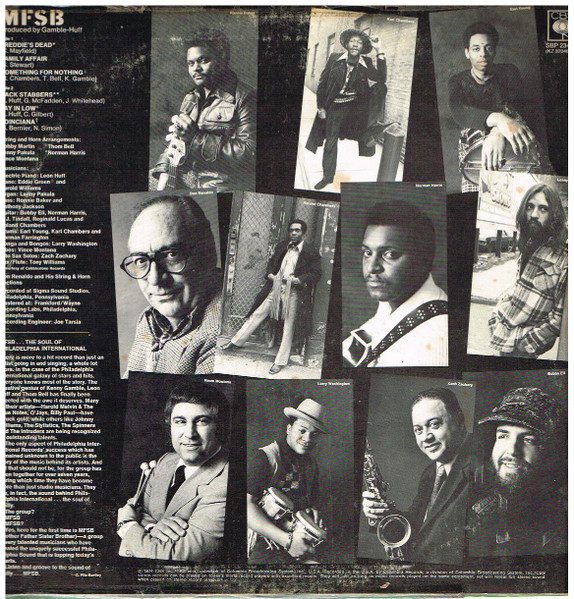 MFSB - MFSB, Funk / Soul, Disco, Soul, 1974 - CBS, Australia, Vinyl 1x LP, Album