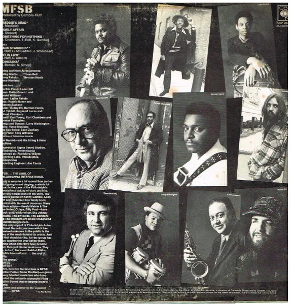 MFSB - MFSB, Funk / Soul, Disco, Soul, 1974 - CBS, Australia, Vinyl 1x LP, Album