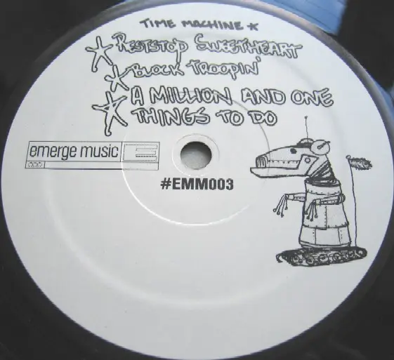 Time Machine (2) - Reststop Sweetheart, Hip Hop, 2001 - Emerge Music, US, Vinyl 1x 12", 33 ⅓ RPM, Single, Stereo