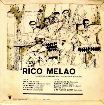 Quinteto Instrumental De Musica Moderna - Rico Melao, Jazz, Latin, Afro-Cuban Jazz, Avant-garde Jazz, Swing, 1964 - Areito, C