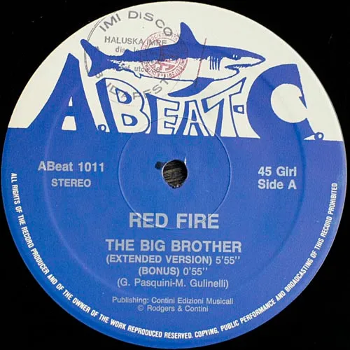 Album cover for Red Fire by Big Brother, The