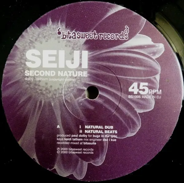 Seiji - Second Nature, Electronic, Future Jazz, 2000 - Bitasweet, UK, Vinyl 1x 12"