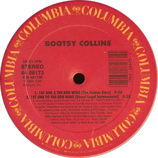 Album cover for 1st One 2 The Egg Wins by Bootsy Collins