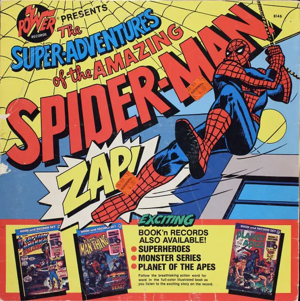Unknown Artist - The Adventures Of The Amazing Spider-Man And Friends! - 1974 - Story - Power Records (4) - Vinyl 1x LP, Albu