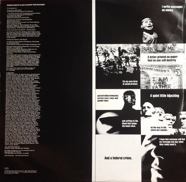 Album cover for Renegades by Rage Against The Machine