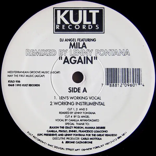 Album cover for Again by DJ Angel (5) Featuring Mila