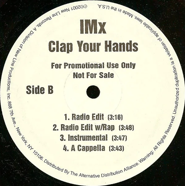 Album cover for Clap Your Hands by IMx