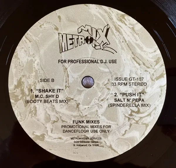 Various - Metro Mix - Funk Mixes, Electronic, Funk / Soul, Hip Hop, Funk, Miami Bass, Metro Mix, USA & Canada, Vinyl 1x 12", 