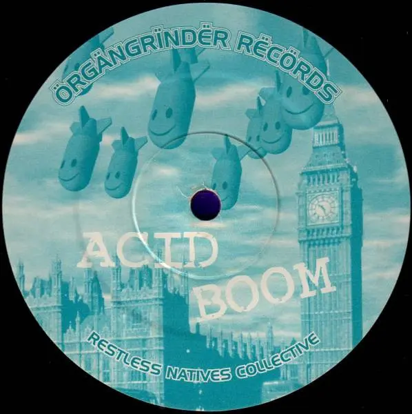 Dogs On Rope - Acid Boom / Prozac Nation, Electronic, Acid, Techno, 1997 - Örgängrïndër Rëcörds, UK, Vinyl 1x 12"