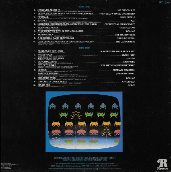 Various - Space Invasion, Electronic, Pop, Rock, Disco, Hard Rock, Italo-Disco, New Wave, Prog Rock, Psychedelic Rock, Soft R