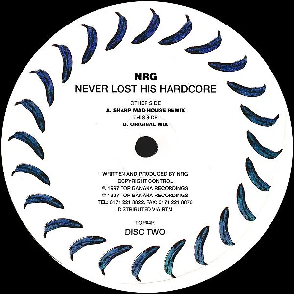 Album cover for Never Lost His Hardcore by N.R.G.