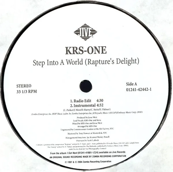 Album cover for Step Into A World (Rapture's Delight) by KRS-One