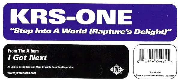 Album cover for Step Into A World (Rapture's Delight) by KRS-One