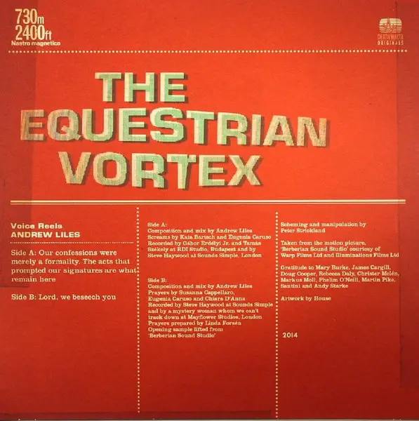 Andrew Liles - The Equestrian Vortex, Electronic, Non-Music, Stage & Screen, Ambient, Dialogue, Experimental, Soundtrack, 201