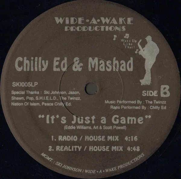 Album cover for It's Just A Game by Chilly Ed & Mashad