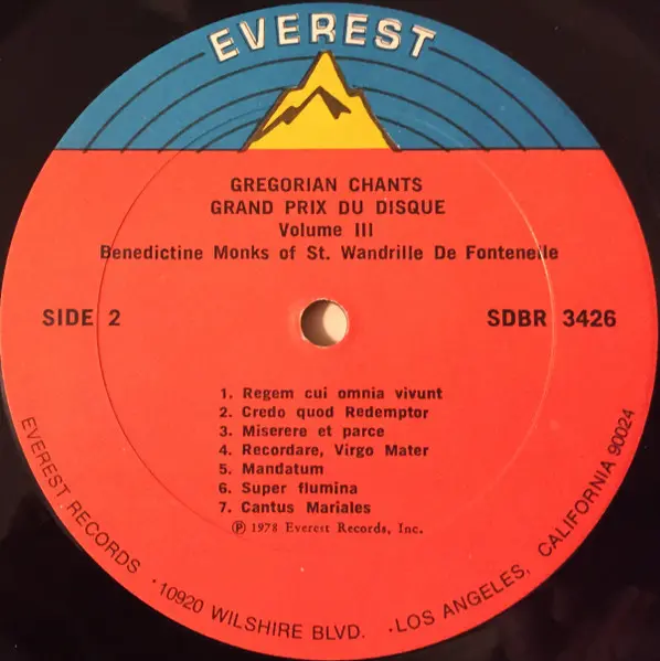 Chœur Des Moines De L'Abbaye St Wandrille - Gregorian Chants - Grand Prix Du Disque (Volume III), Classical, Folk, World, & C