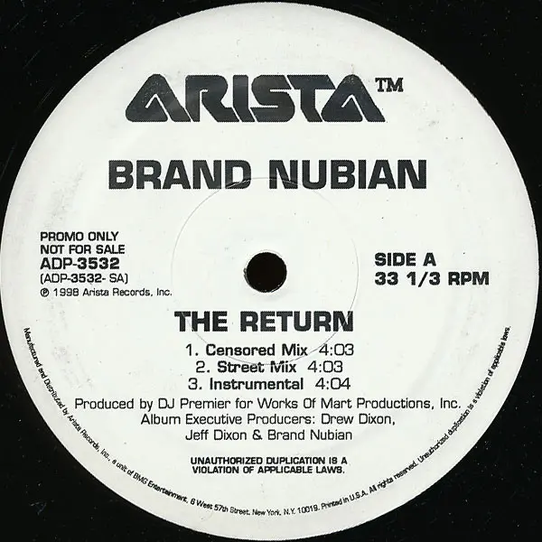 The Return / Brand Nubian
