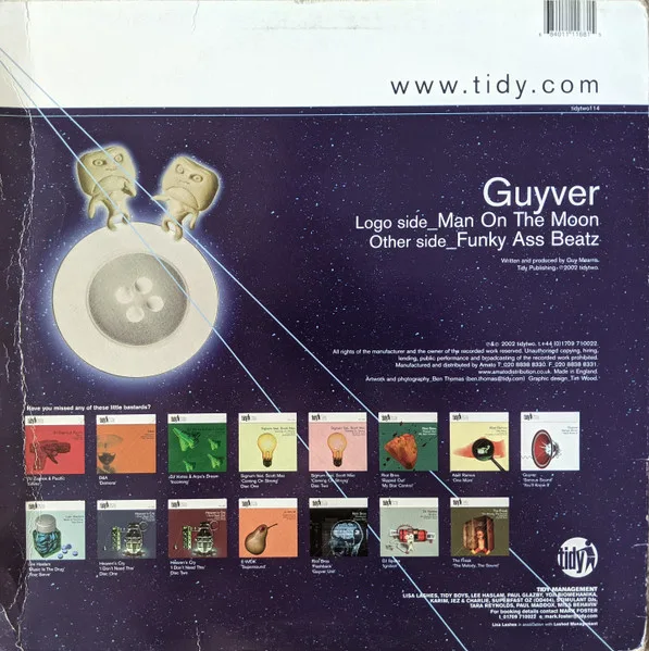 Album cover for Man On The Moon / Funky Ass Beatz by Guyver